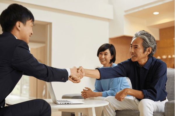 取引の流れセクションへのバナー